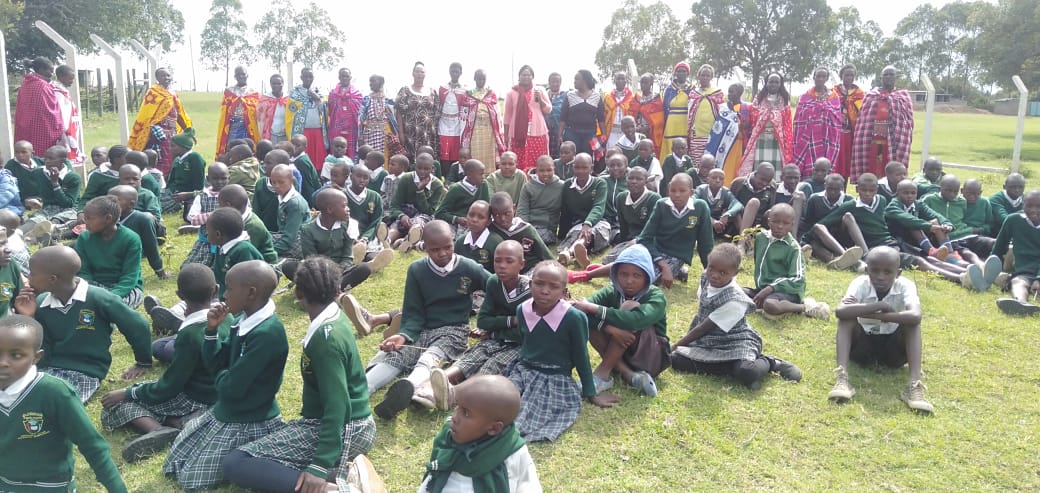 Tree planting with school children